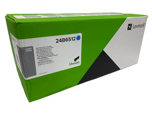 Lexmark 24B6512 Cyan High Yield Toner Cartridge