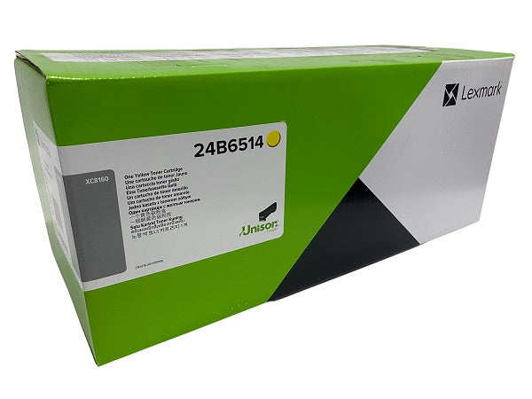 Lexmark 24B6514 Yellow High Yield Toner Cartridge