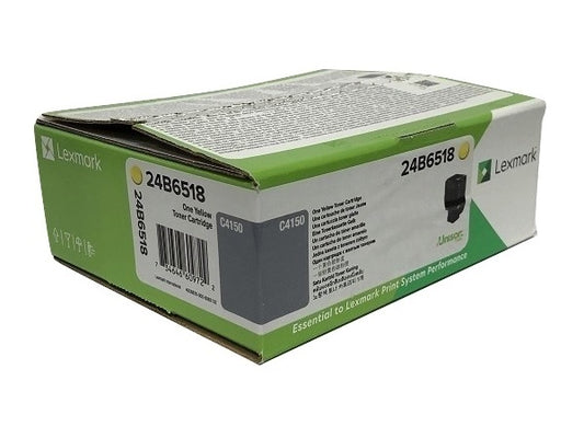 Lexmark 24B6518 Yellow High Yield Toner Cartridge