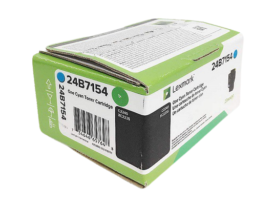 Lexmark 24B7154 Cyan Toner Cartridge