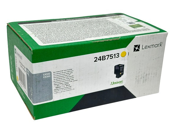 Lexmark 24B7513 Yellow Standard Yield Toner Cartridge