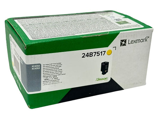 Lexmark 24B7517 Yellow Toner Cartridge