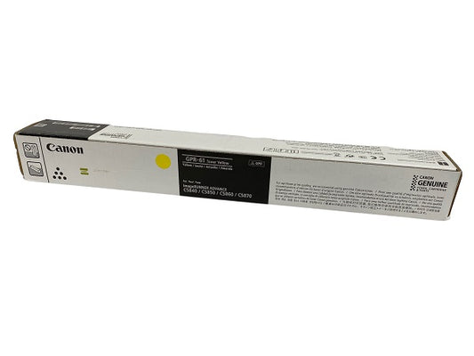 Canon 3766C003AA (GPR-61) Yellow High Yield Toner Cartridge