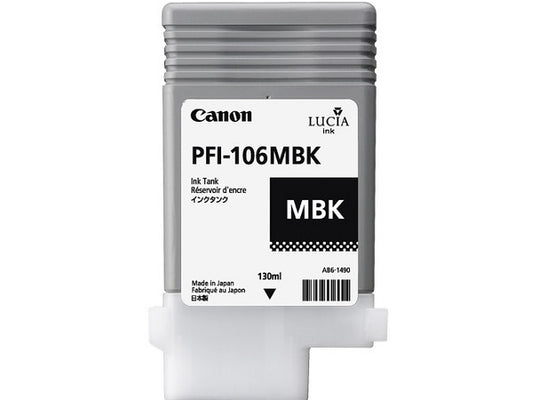 CANON PFI-106MBK (6620B001AA) Matte Black Ink 130ml