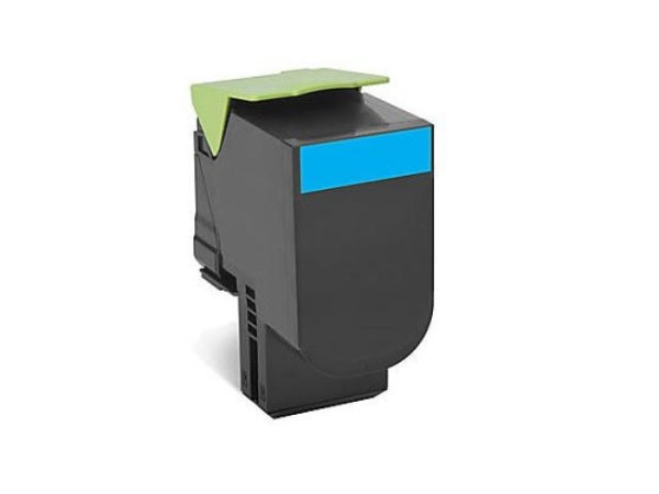 Compatible Lexmark 80C1SC0 Cyan Toner Cartridge