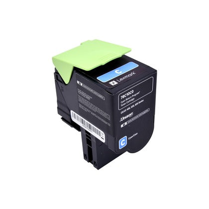 Genuine Lexmark 78C10C0 Cyan Toner Cartridge