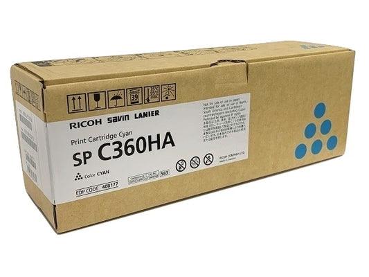 Ricoh 408177 (High Capacity) Cyan Toner Cartridge