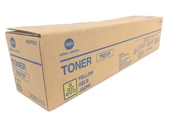 Konica Minolta A0D7232 (TN213Y) Yellow Toner Cartridge