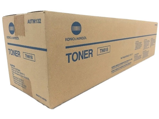 Konica Minolta A0TM132 (TN618) Black Toner Cartridge