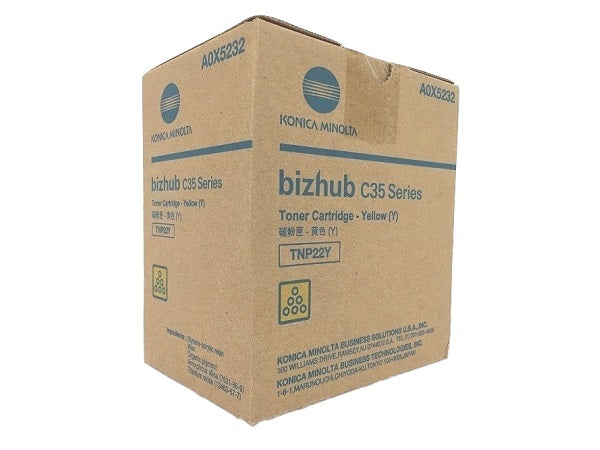 Konica Minolta A0X5232 (TNP22Y) Yellow Toner Cartridge