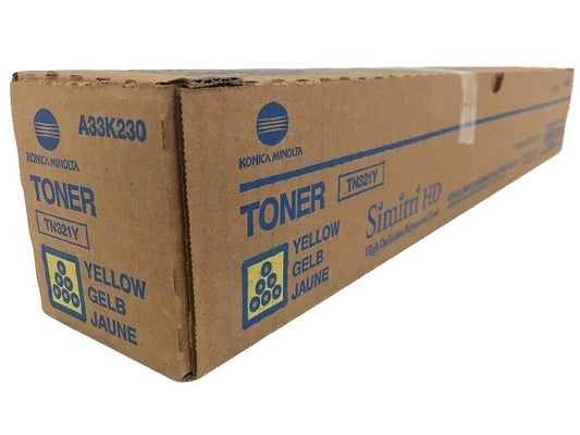 Konica Minolta A33K230 (TN321Y) Yellow Toner Cartridge