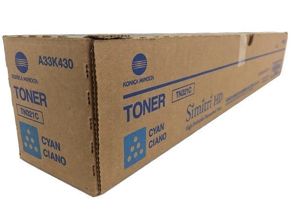 Konica Minolta A33K430 (TN321C) Cyan Toner Cartridge