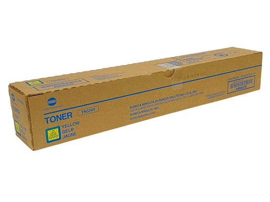 Konica Minolta A8DA230 (TN-324Y) Yellow Toner Cartridge