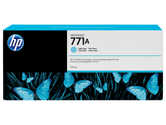 HP B6Y20A (771A) Light Cyan Ink Cartridge