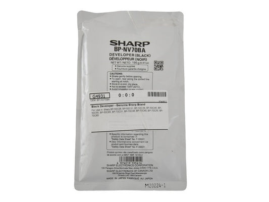 Sharp BP-NV70BA Black Developer