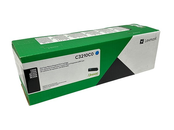 Lexmark C3210C0 Cyan Toner Cartridge