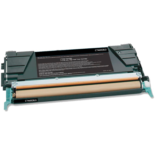 Compatible Lexmark C746H1KG Black Toner Cartridge