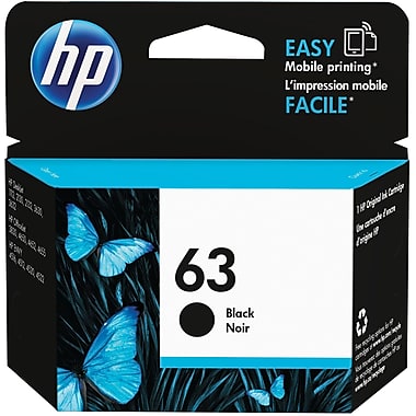 Genuine HP F6U62AN (63) Black Ink Cartridge