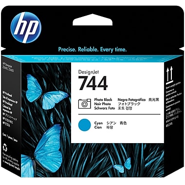 HP F9J86A (744) Photo Black and Cyan Printhead