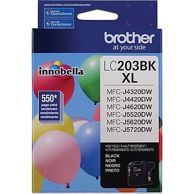 Genuine Brother LC-203BKS (LC203BKS) High Yield Black Ink Cartridge