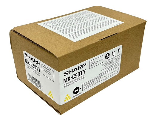 Sharp MX-C50TY Yellow Toner Cartridge