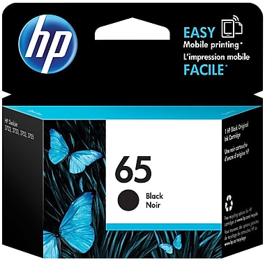 Genuine HP N9K02AN (65) Black Ink Cartridge