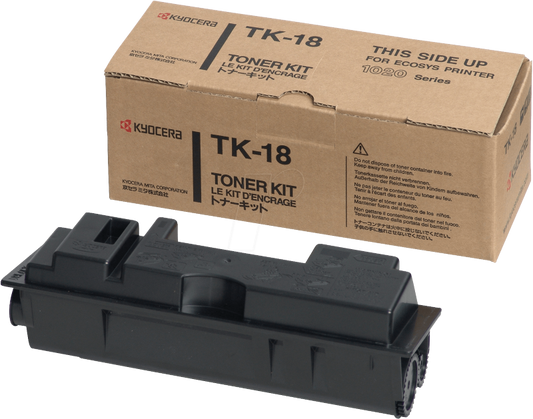 Kyocera TK-18 (TK18) Black Toner Cartridge