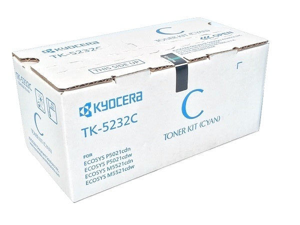 Kyocera TK-5232C (1T02R9CUS0) Cyan Toner Cartridge