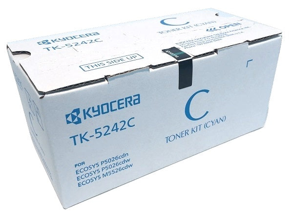 Kyocera TK-5242C (1T02R7CUS0) Cyan Toner Cartridge