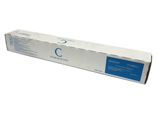 Kyocera TK-8802C (TK8802C) Cyan Toner Cartridge