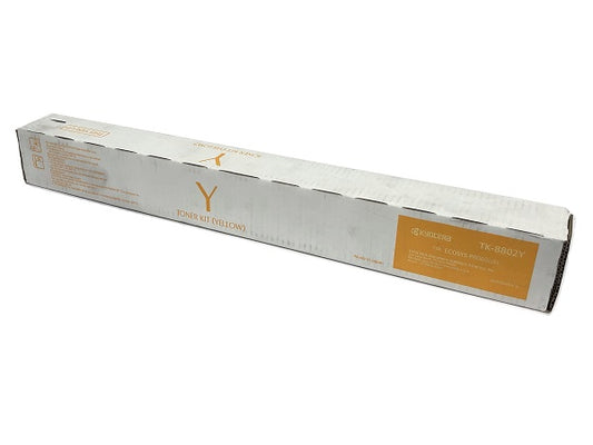 Kyocera TK-8802Y (TK8802Y) Yellow Toner Cartridge