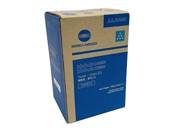 Konica Minolta AAJW431 (TNP81C) Cyan Toner Cartridge