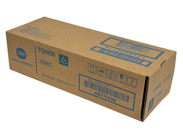 Konica Minolta AE1Y430 (TNP92C) Cyan Toner Cartridge