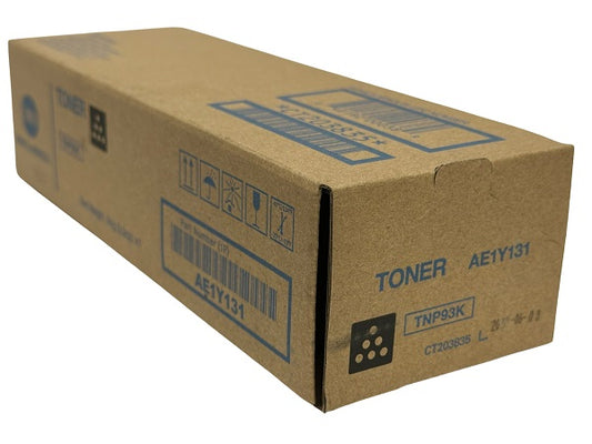 Konica Minolta TNP93K (AE1Y131) Black Toner Cartridge